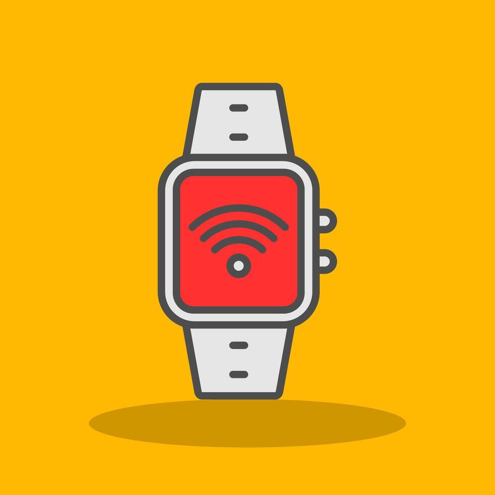 Wi-fi Filled Shadow Icon vector