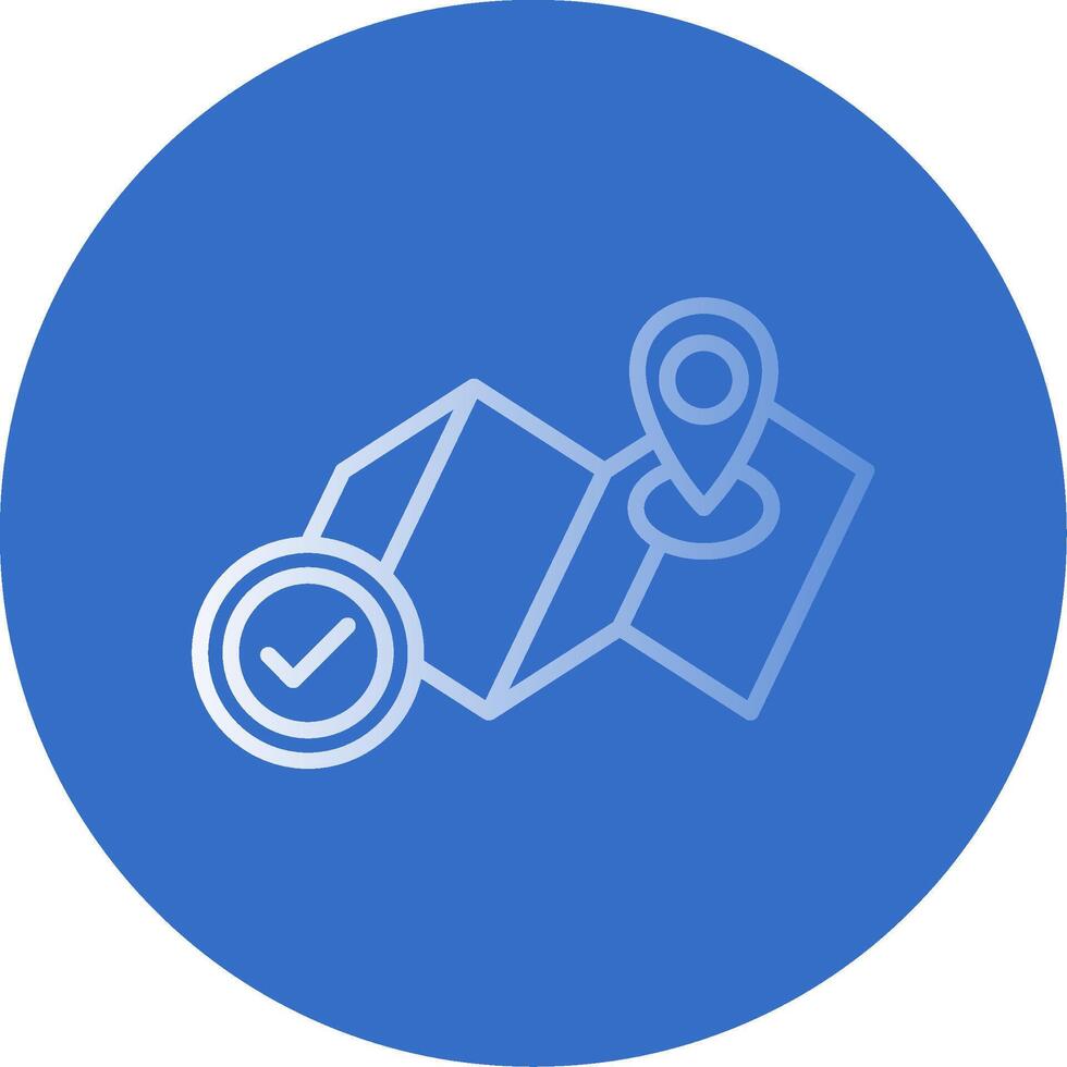 Location Flat Bubble Icon vector