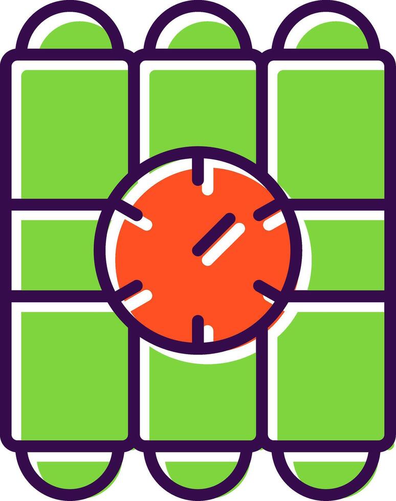 C4 filled Design Icon vector