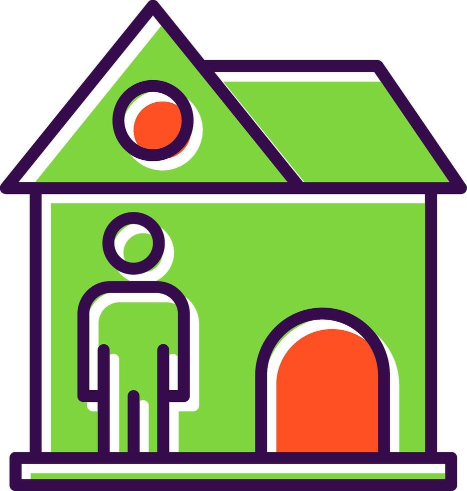 Landlord filled Design Icon vector