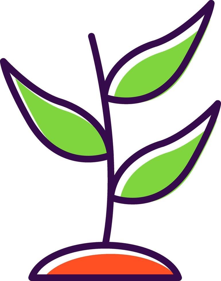 Plant filled Design Icon vector