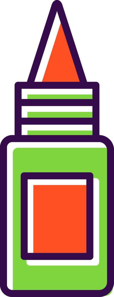Bottle filled Design Icon vector