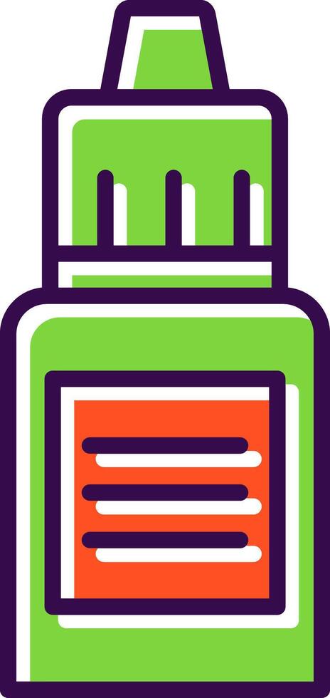 Serum filled Design Icon vector