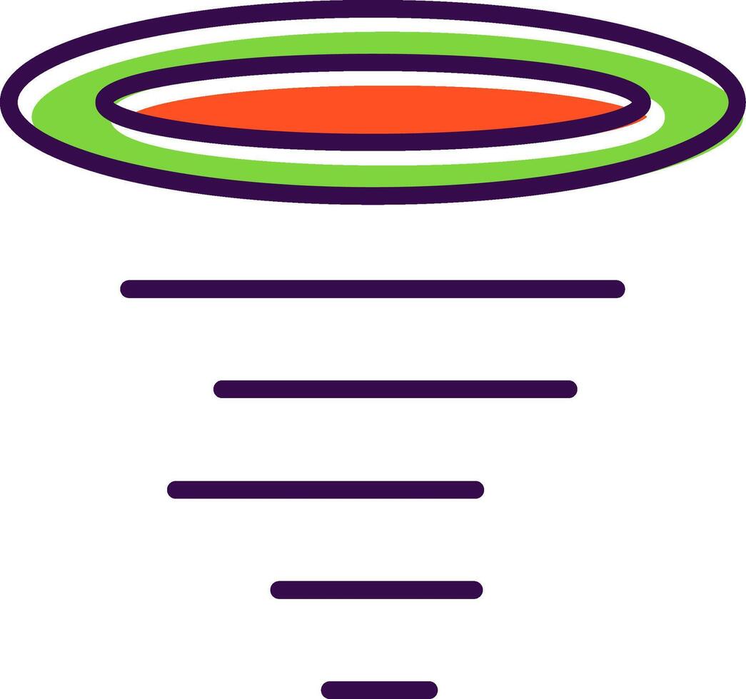 Tornado filled Design Icon vector