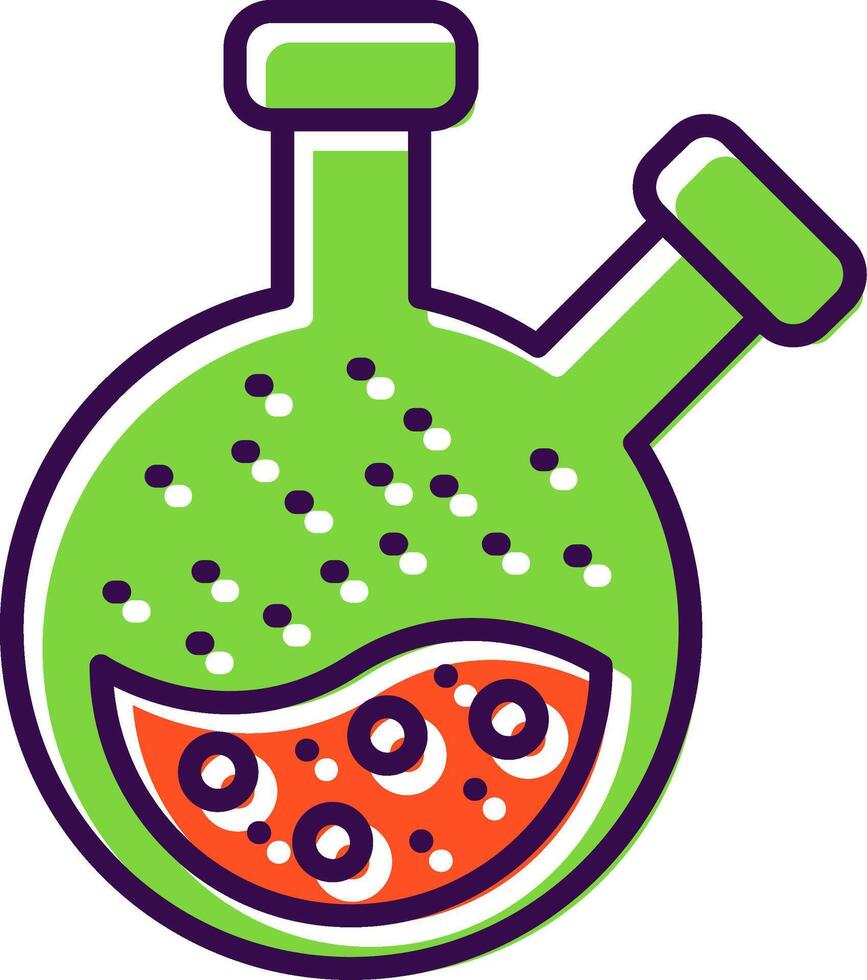 Flask filled Design Icon vector