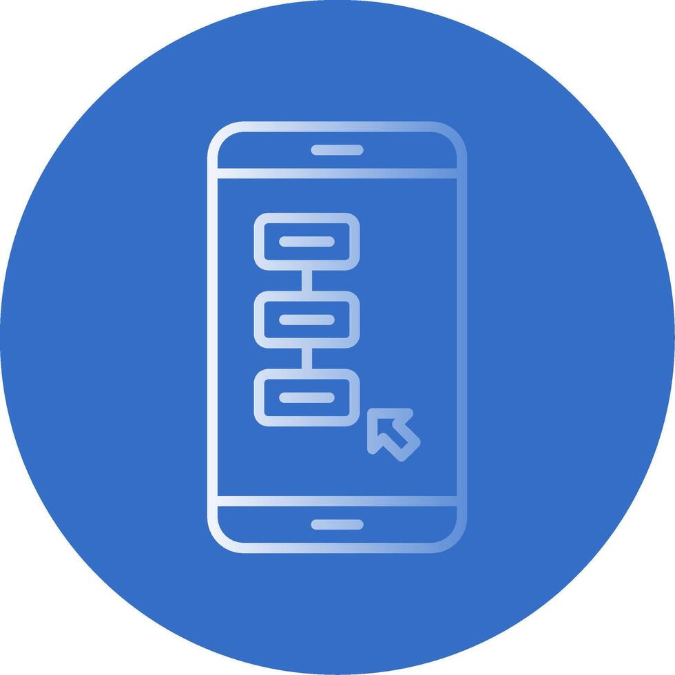 Tasks Flat Bubble Icon vector