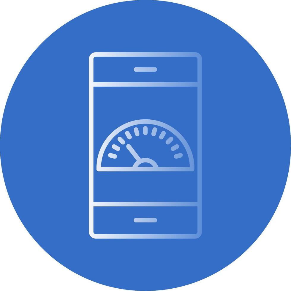 Dashboard Flat Bubble Icon vector
