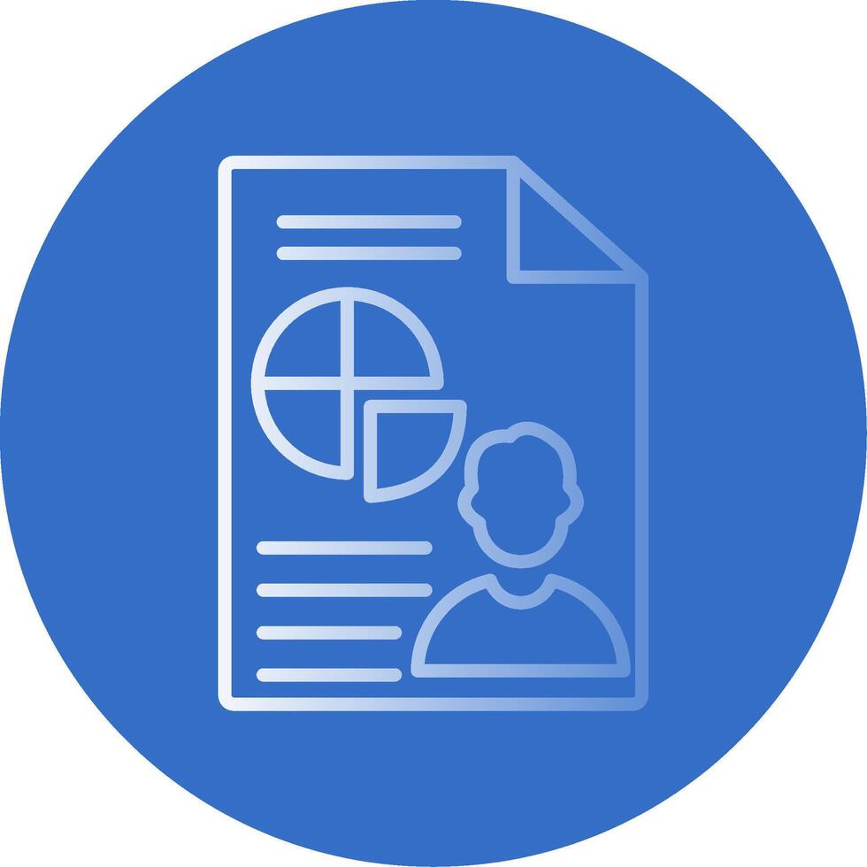 Presentation Flat Bubble Icon vector