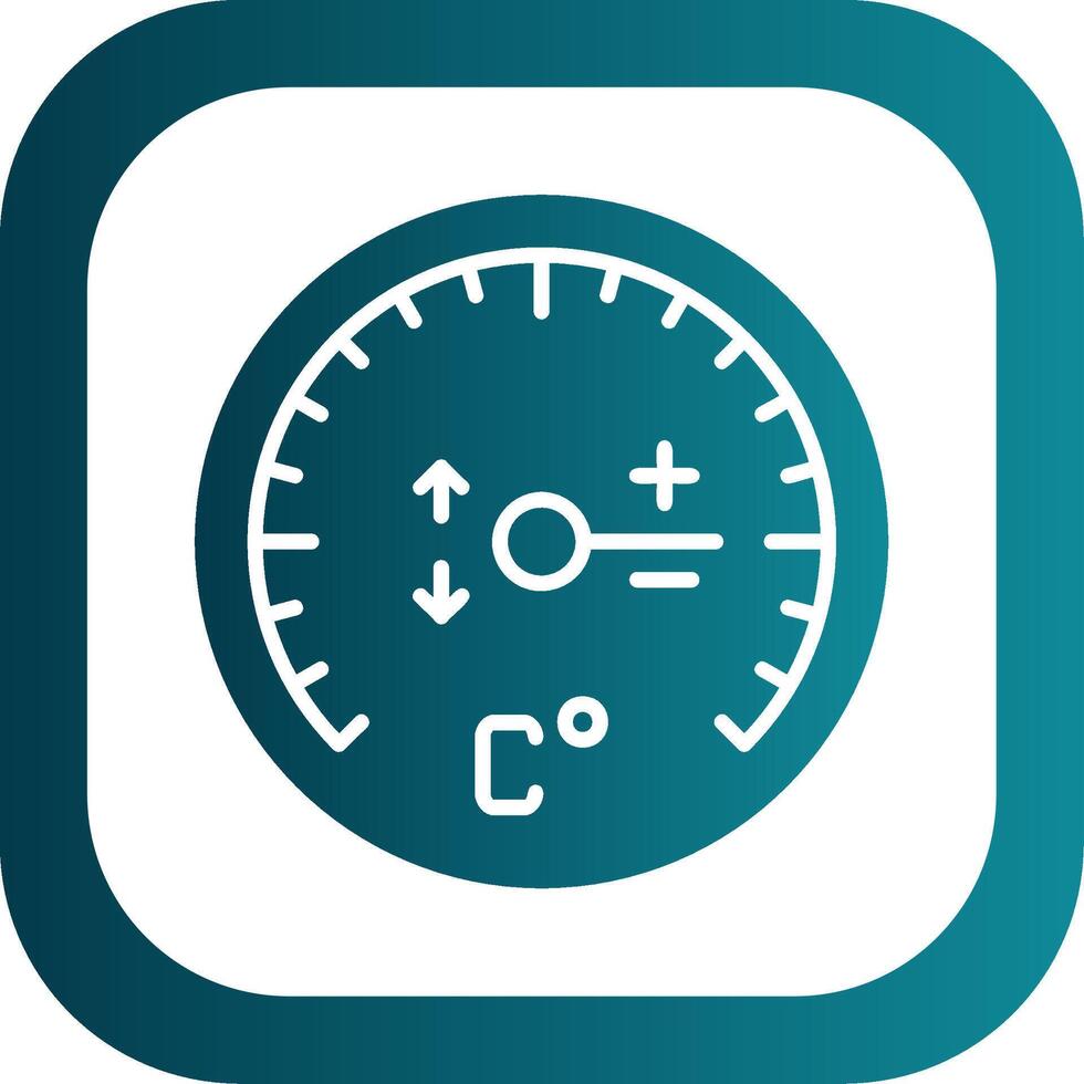 Gauge Filled Yellow Icon vector
