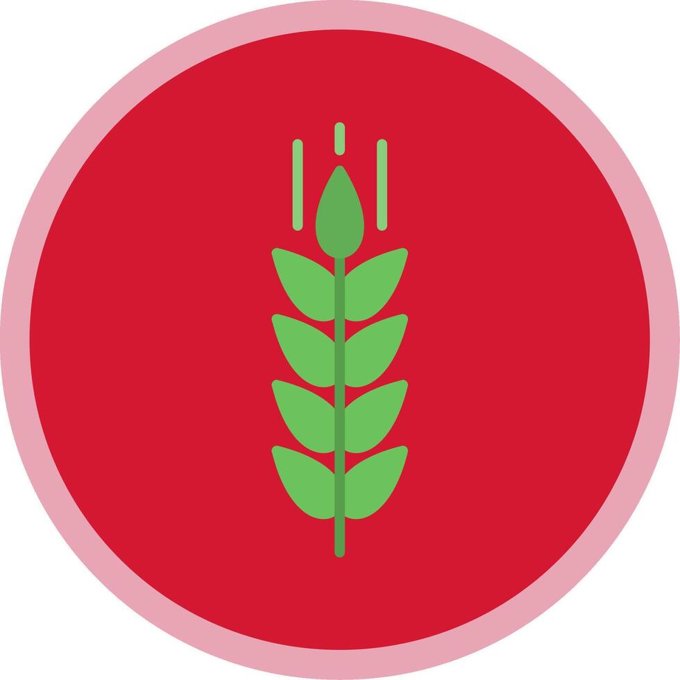 Wheat Flat Multi Circle Icon vector