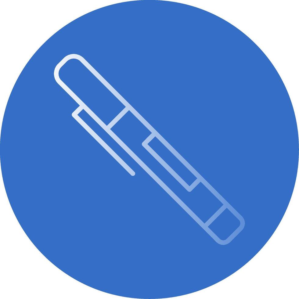 bolígrafo plano burbuja icono vector