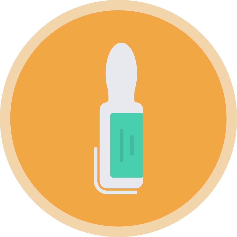 Ampoule Flat Multi Circle Icon vector