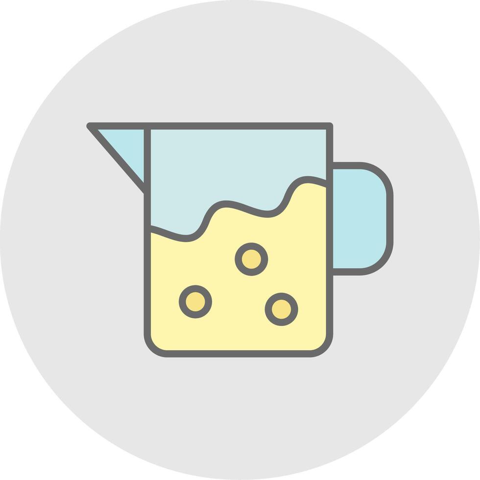 Pitcher Line Filled Light Icon vector