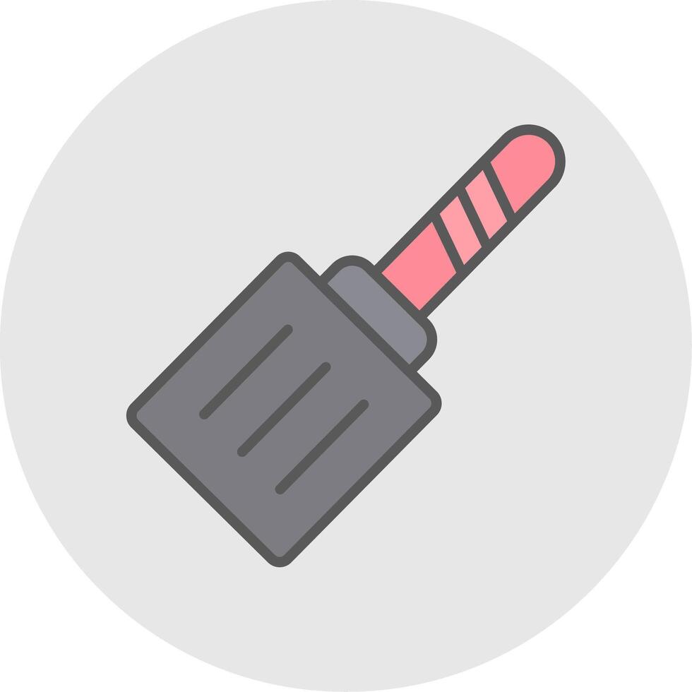 Spatula Line Filled Light Icon vector