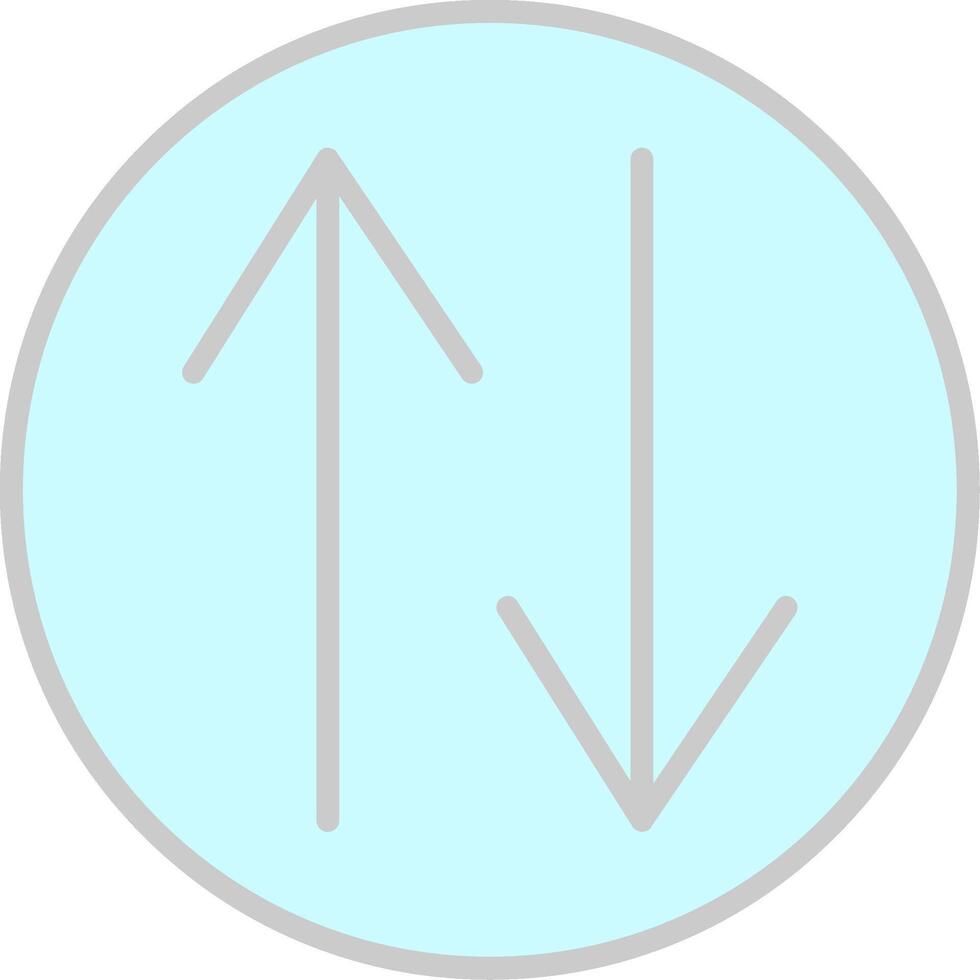 Swap Line Filled Light Icon vector