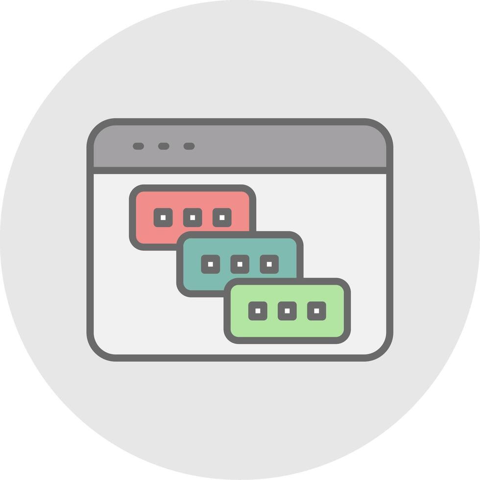 Tasks Line Filled Light Icon vector
