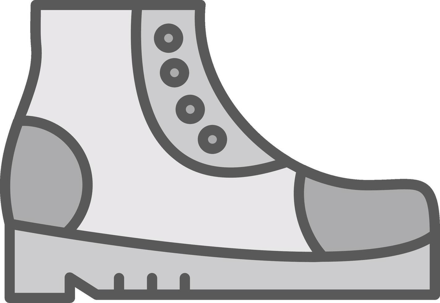 Boots Line Filled Light Icon vector