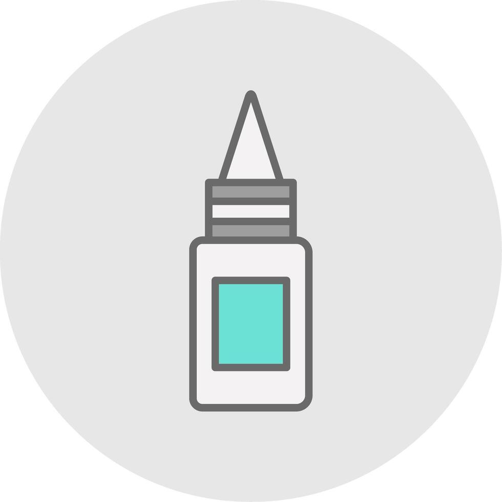 Bottle Line Filled Light Icon vector