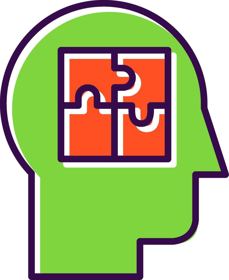 Psychiatry filled Design Icon vector