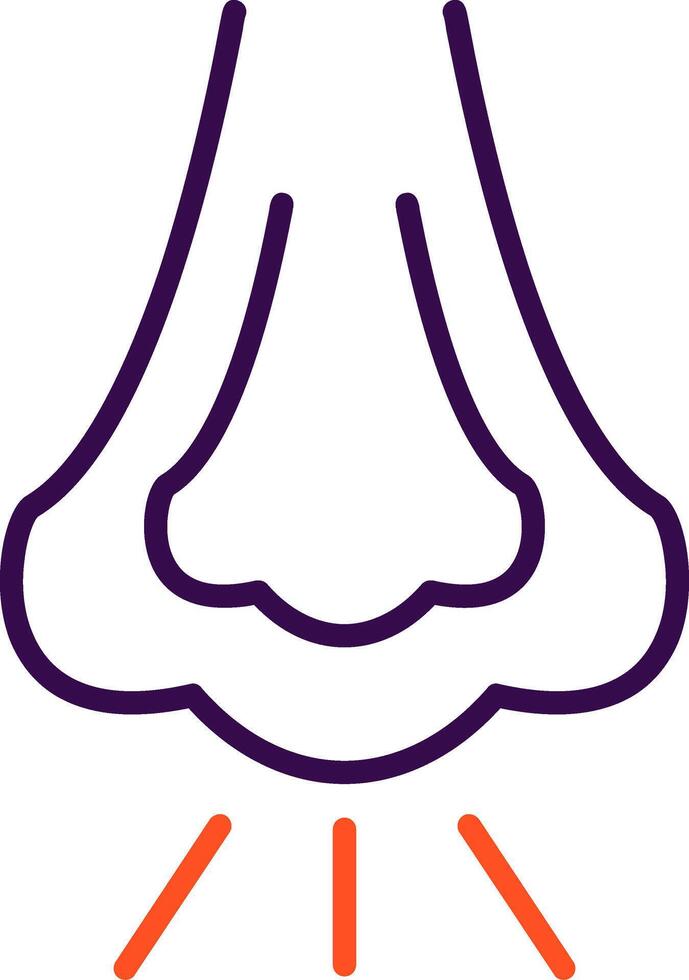 Rhinology filled Design Icon vector