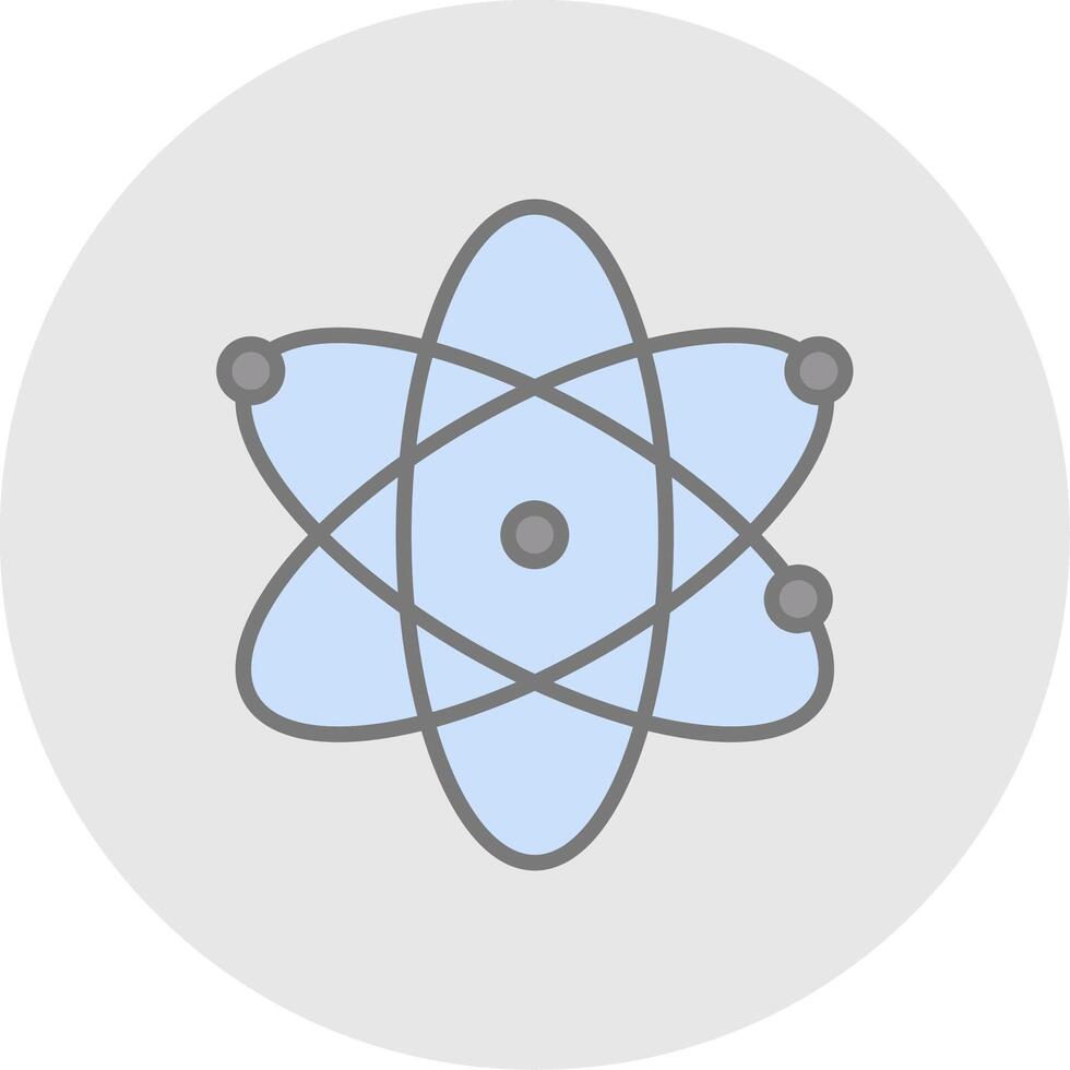 Science Line Filled Light Icon vector