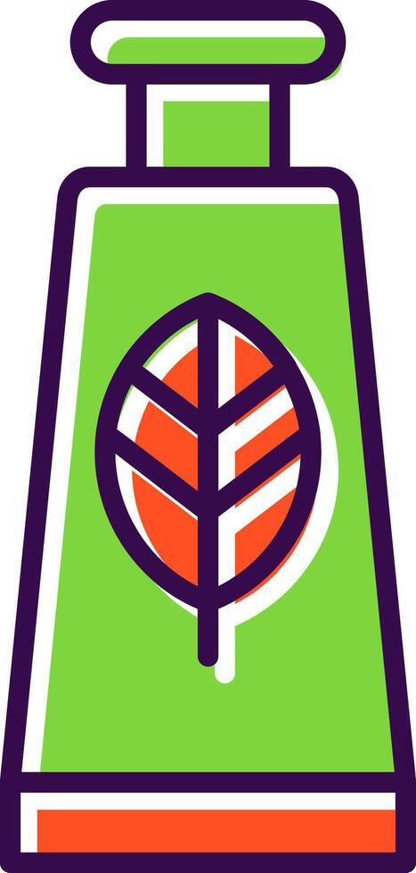 Hand Cream filled Design Icon vector