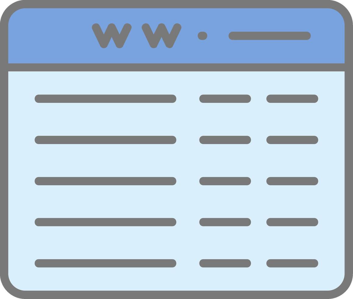 Web Programming Line Filled Light Icon vector