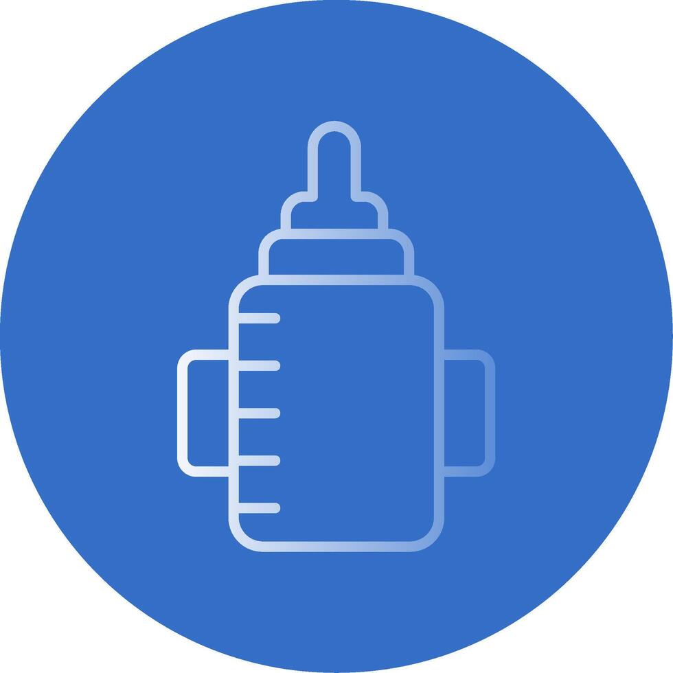 Feeder Flat Bubble Icon vector