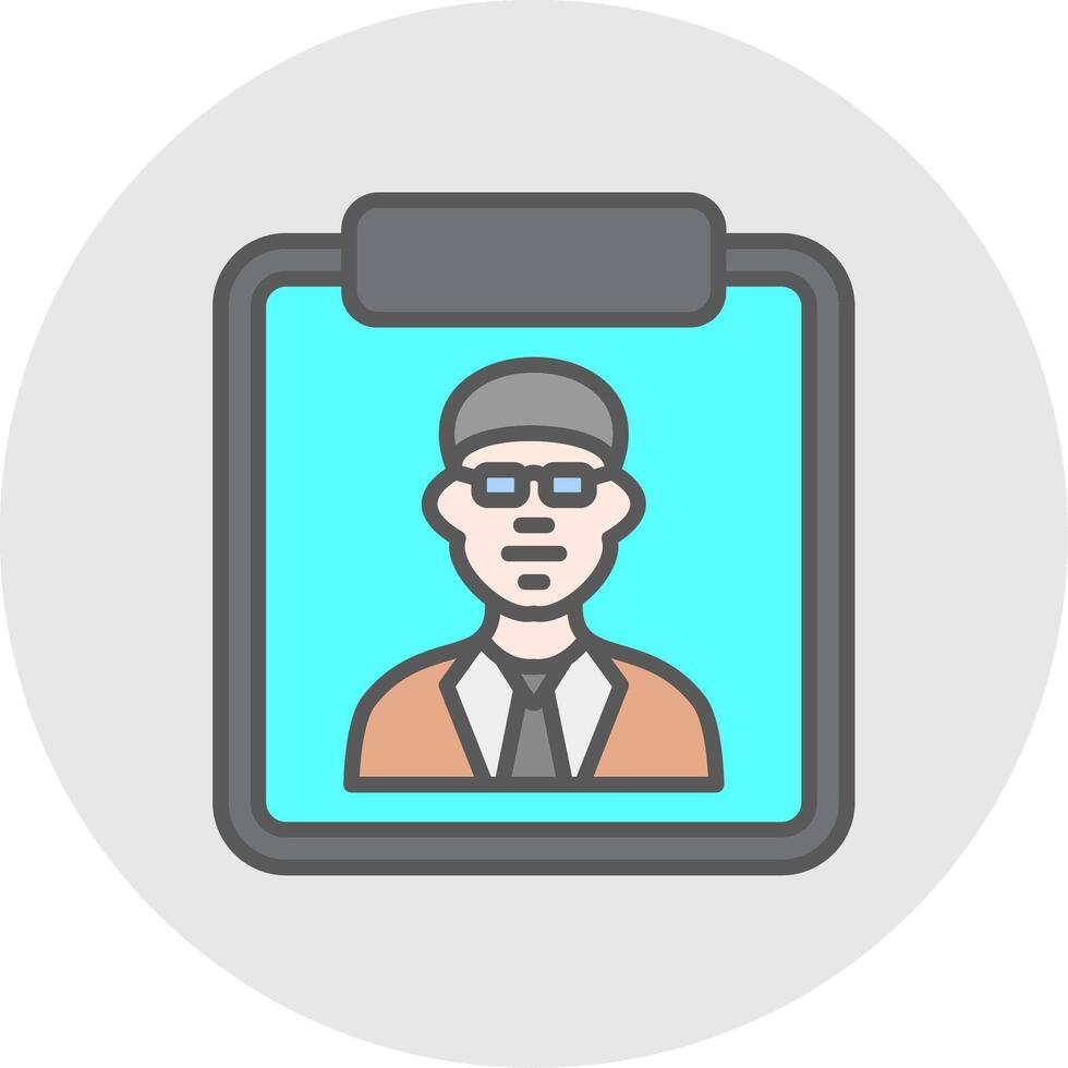 Photo Line Filled Light Icon vector