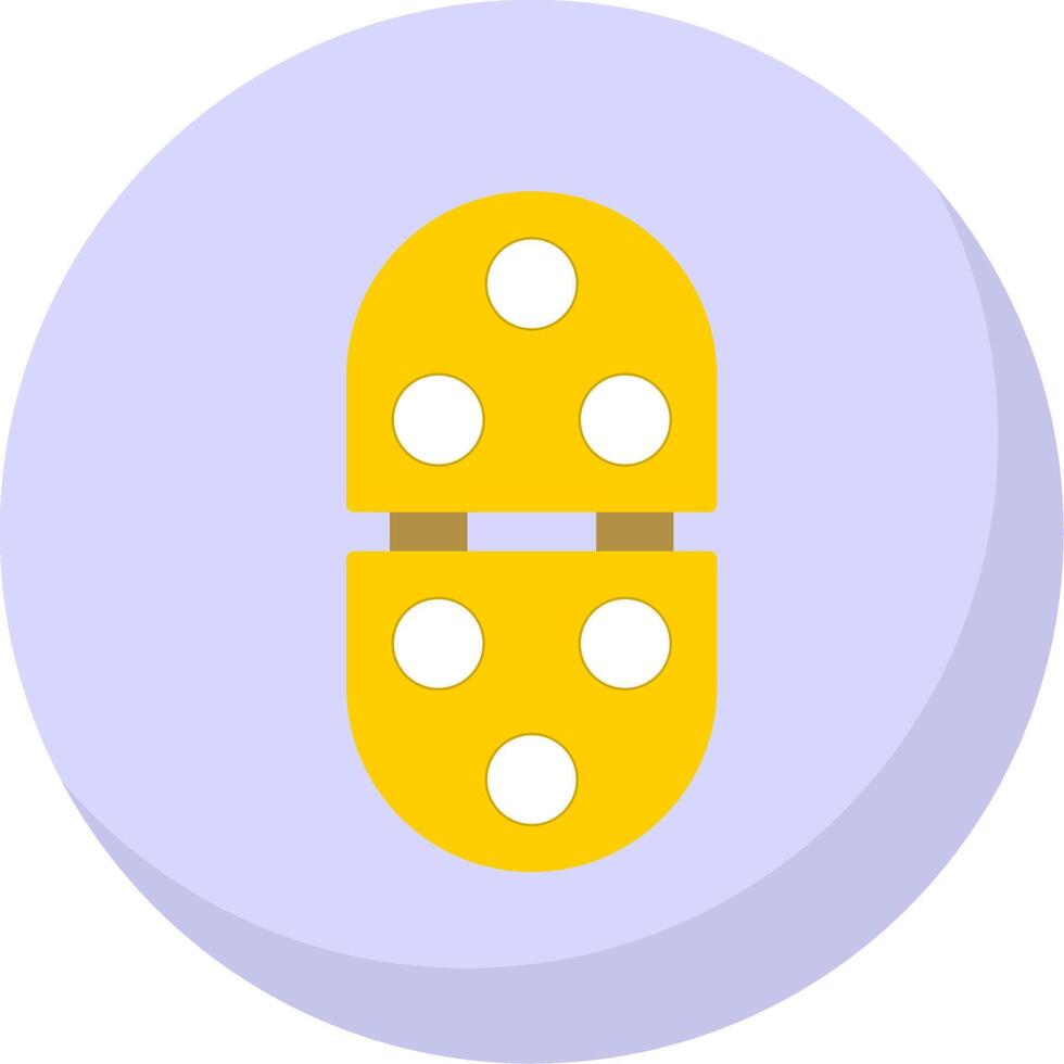 Hinge Flat Bubble Icon vector