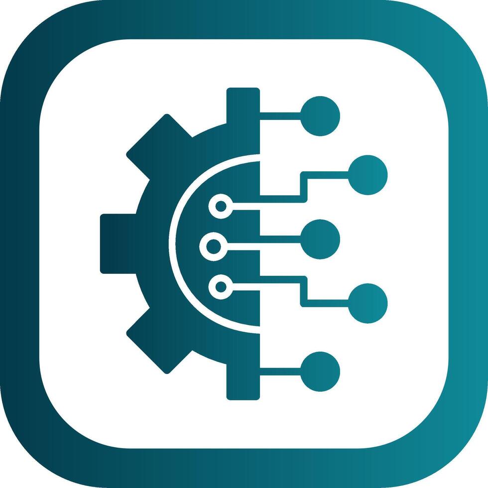 Technology Filled Yellow Icon vector