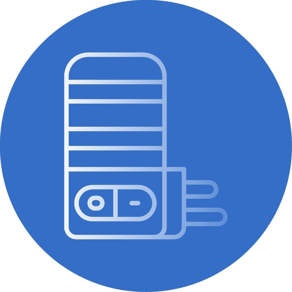 Light Flat Bubble Icon vector