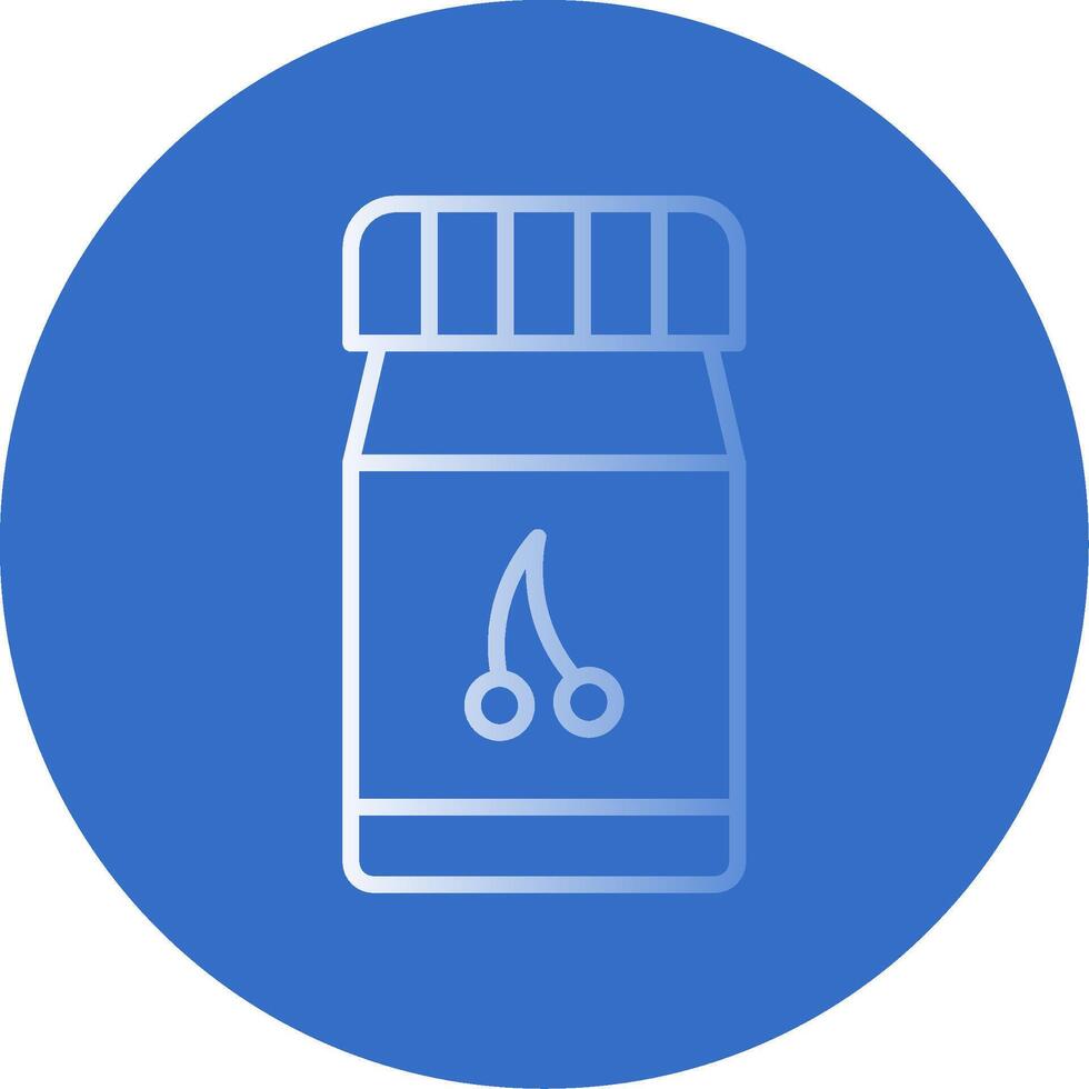 Jam Flat Bubble Icon vector