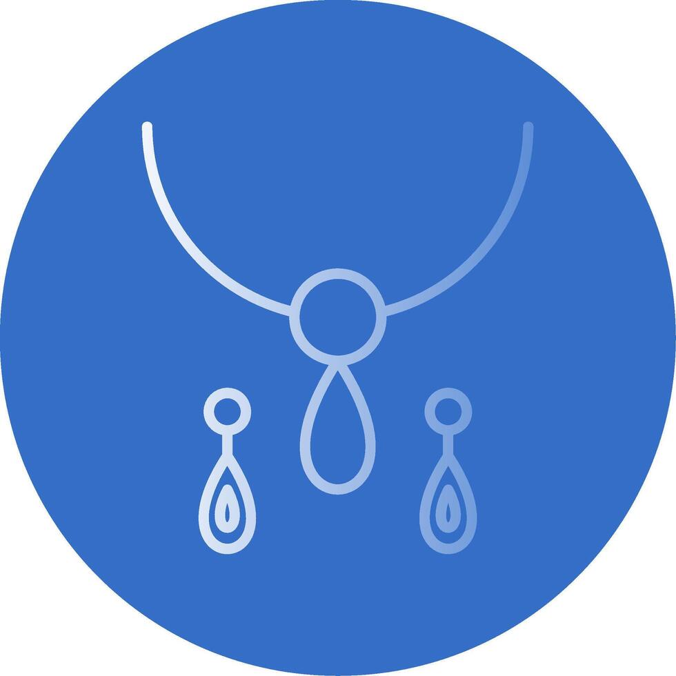 Jewelry Flat Bubble Icon vector