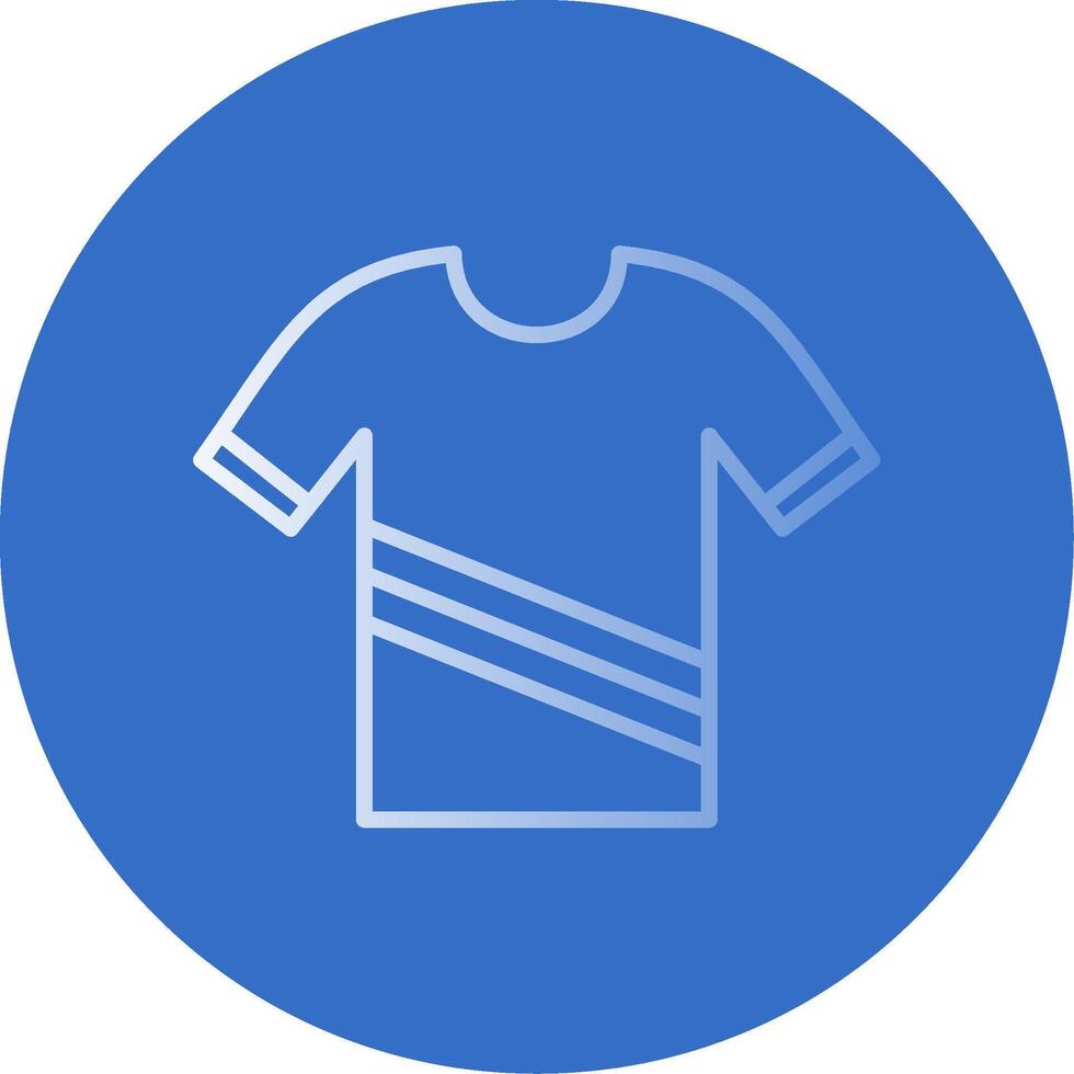 Shirt Flat Bubble Icon vector
