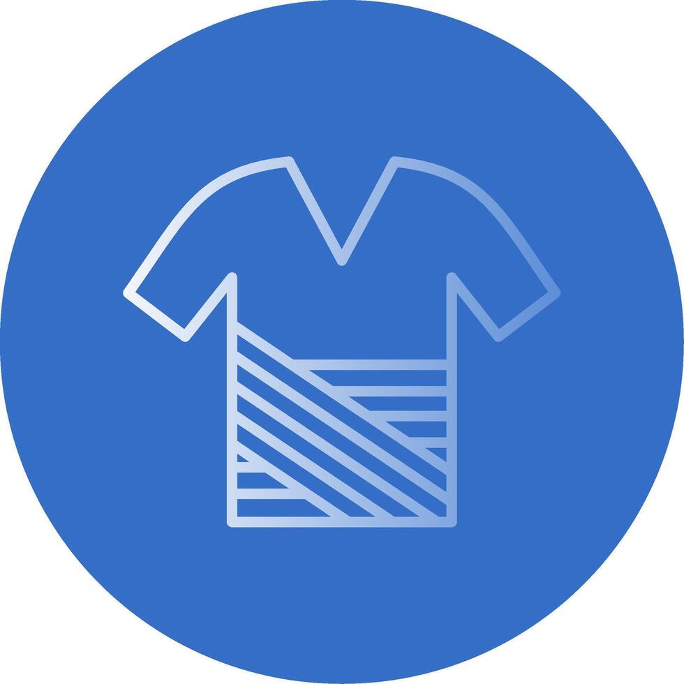 Shirt Flat Bubble Icon vector