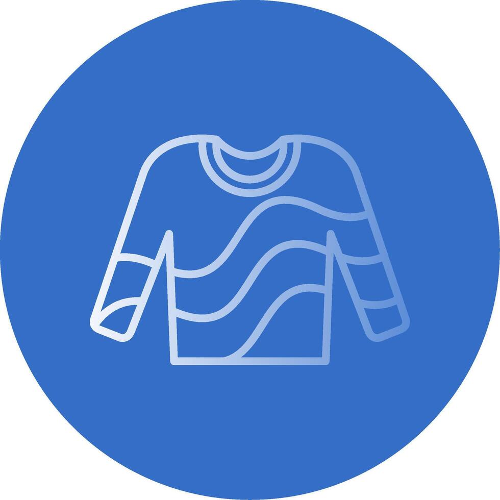Jumper Flat Bubble Icon vector
