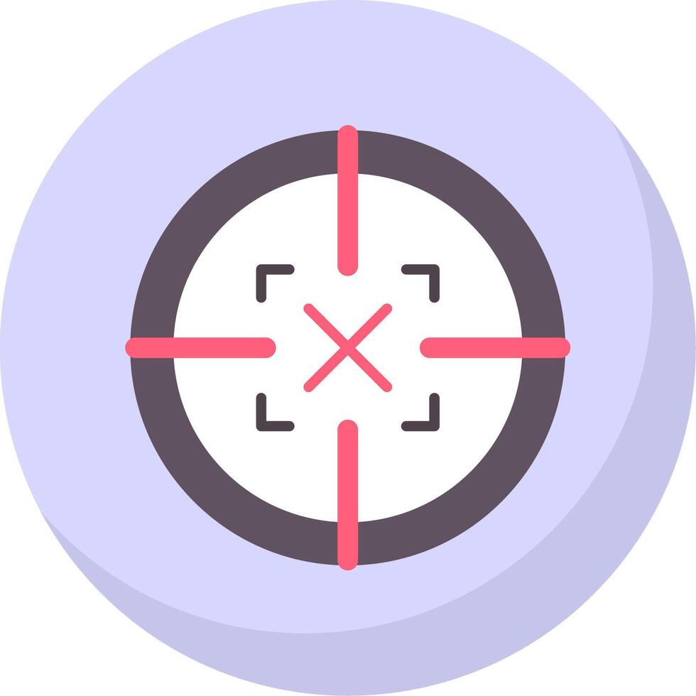 Scope Flat Bubble Icon vector