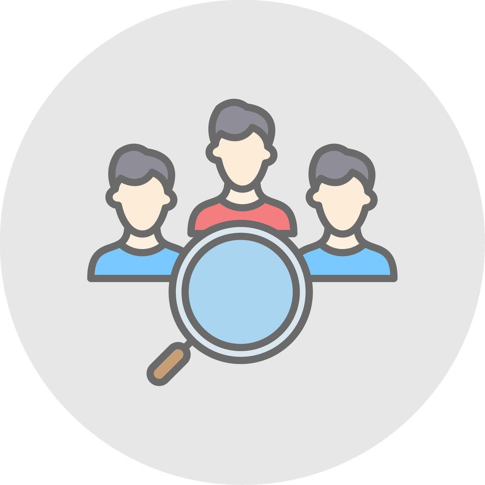 Settings Line Filled Light Icon vector
