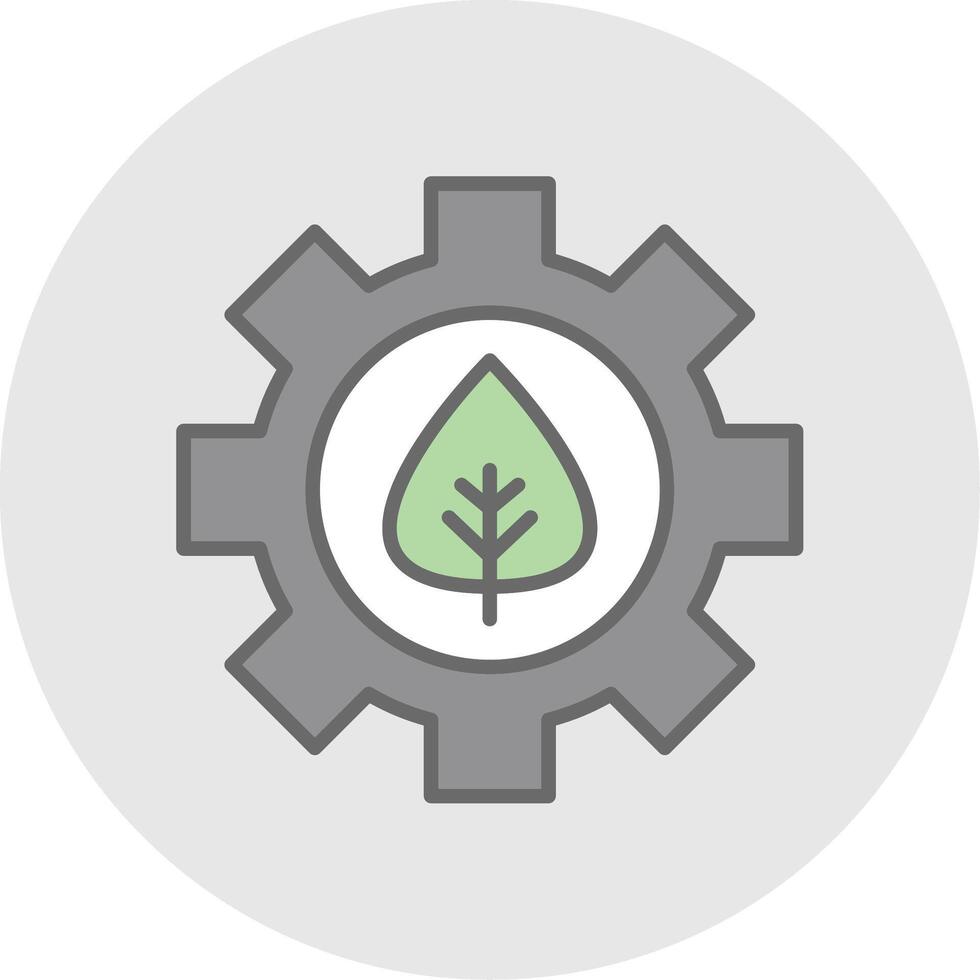 Offshore Platform Line Filled Light Icon vector