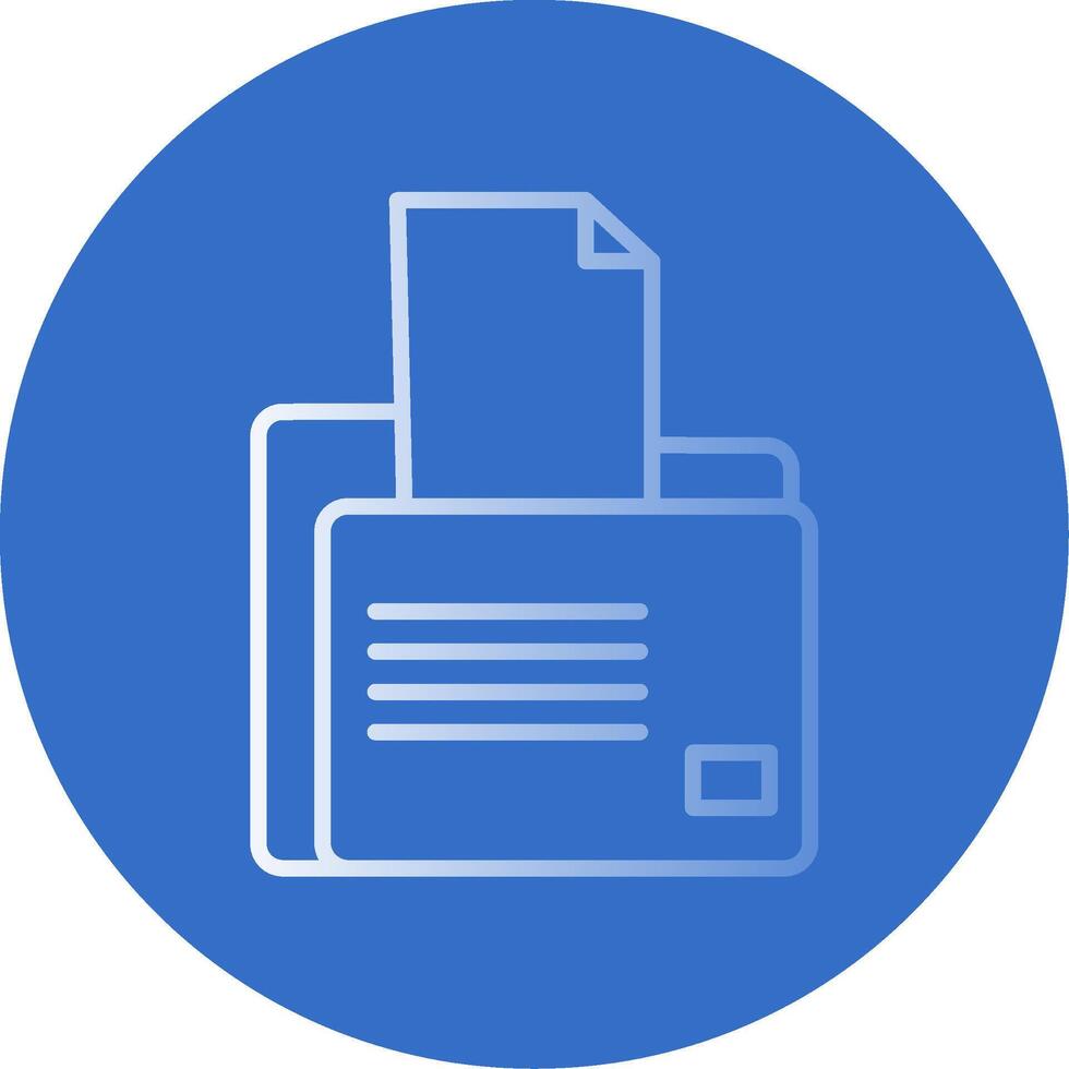 File Explorer Flat Bubble Icon vector