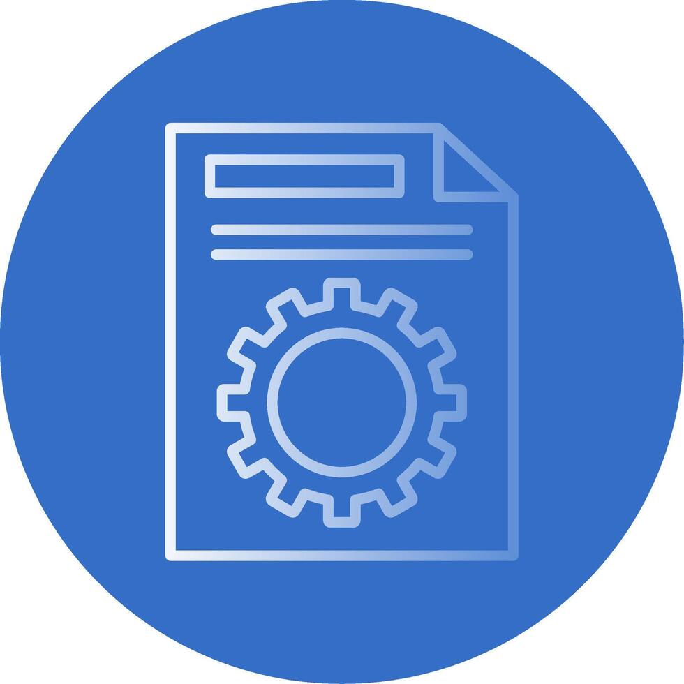 File Management Flat Bubble Icon vector