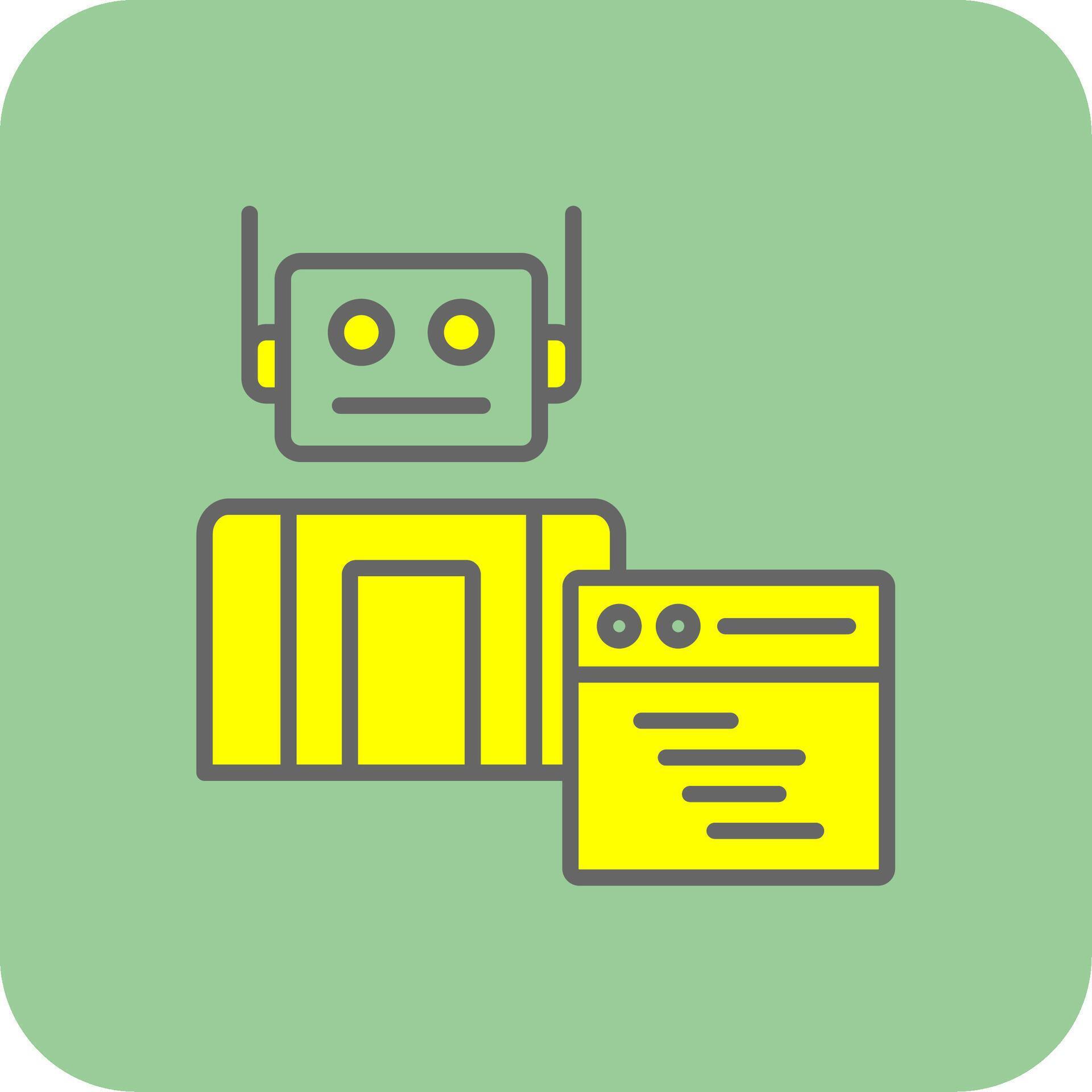 Code Filled Yellow Icon 44077794 Vector Art at Vecteezy