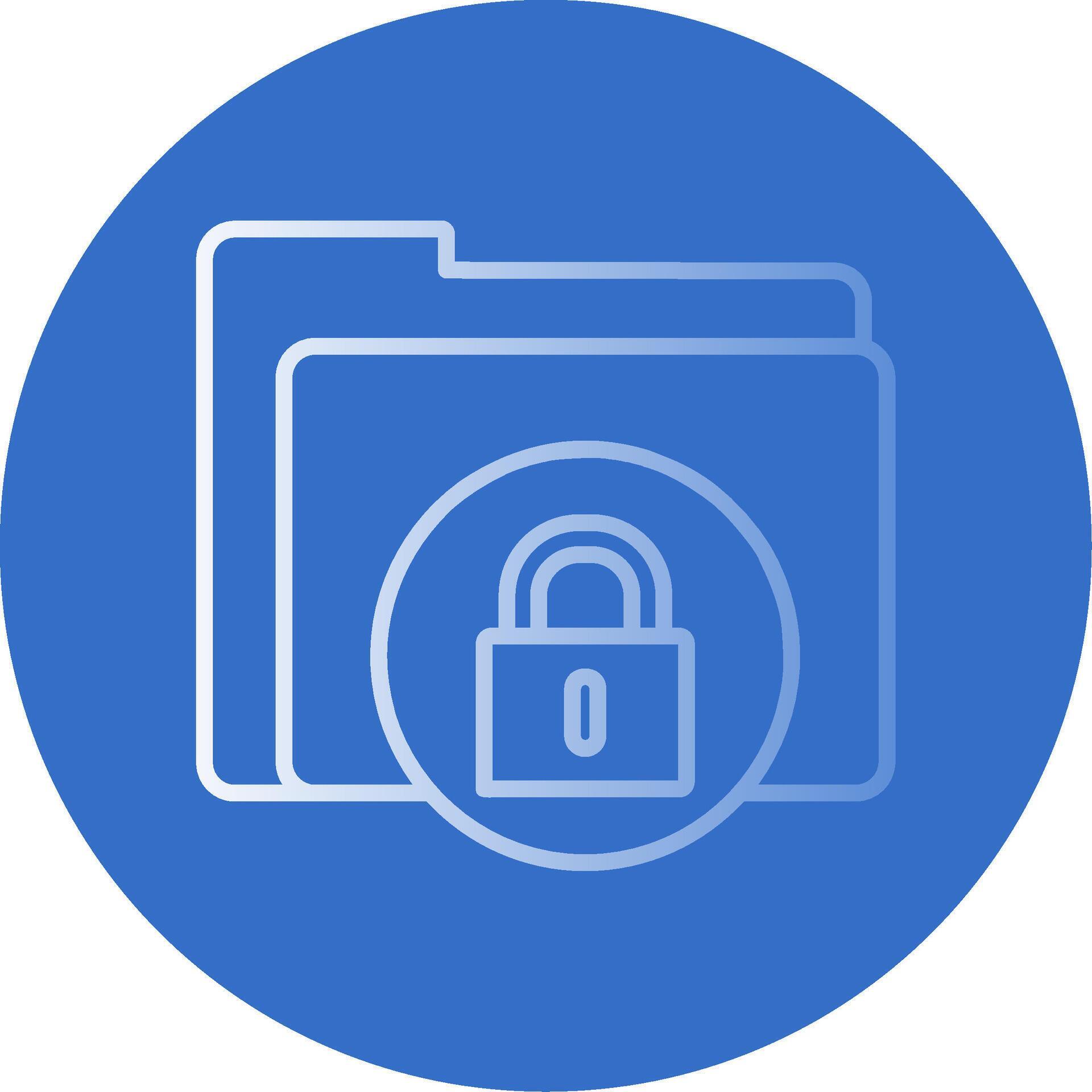 Secure Folder Flat Bubble Icon 44077808 Vector Art at Vecteezy