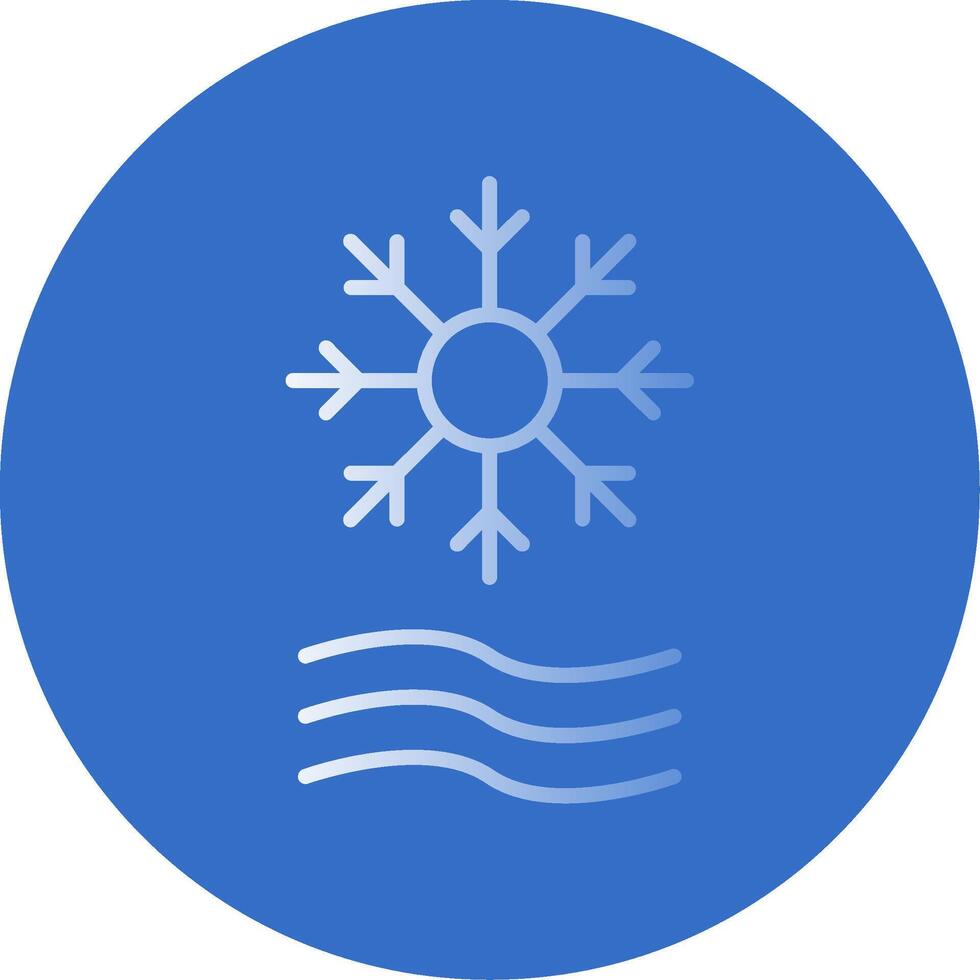 Defrost Flat Bubble Icon vector