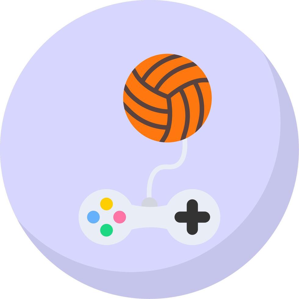 Ball Flat Bubble Icon vector