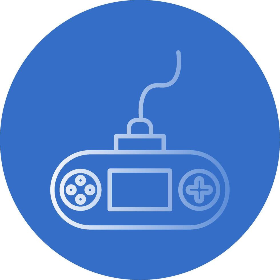 Console Flat Bubble Icon vector