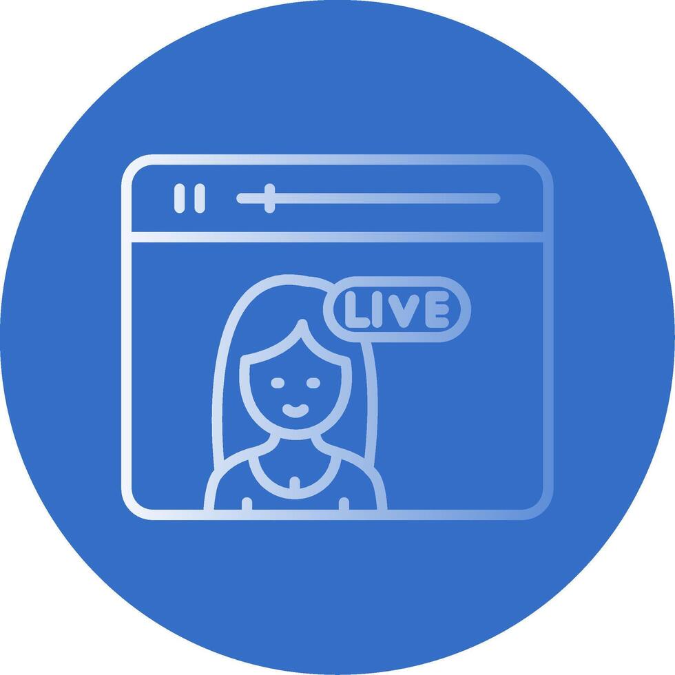 Flat Bubble Icon vector