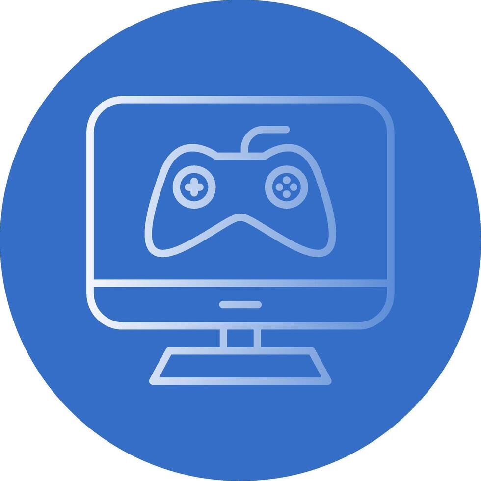 Screen Flat Bubble Icon vector