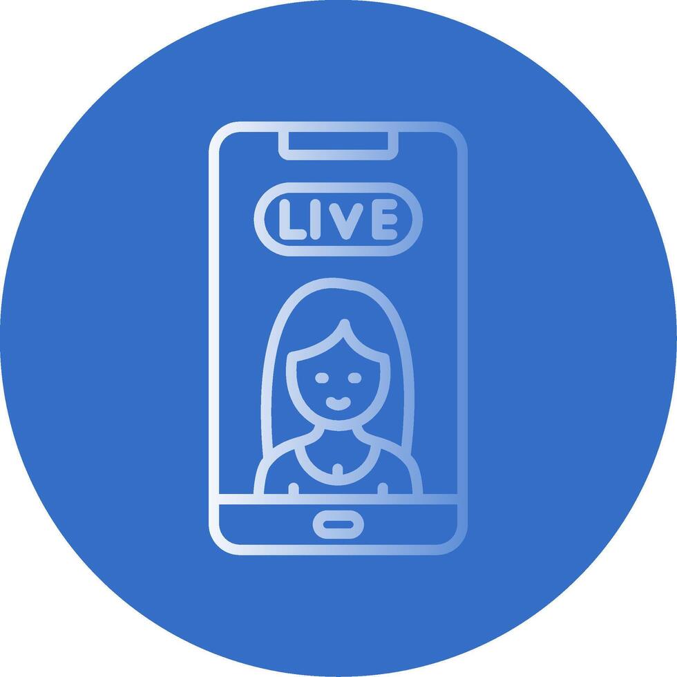 Phone Flat Bubble Icon vector